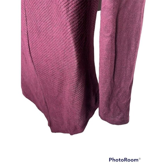 By &By Womens Sweater Cowl Neck Long Sleeves Size Small Color Burgundy (C12) - Picture 4 of 4